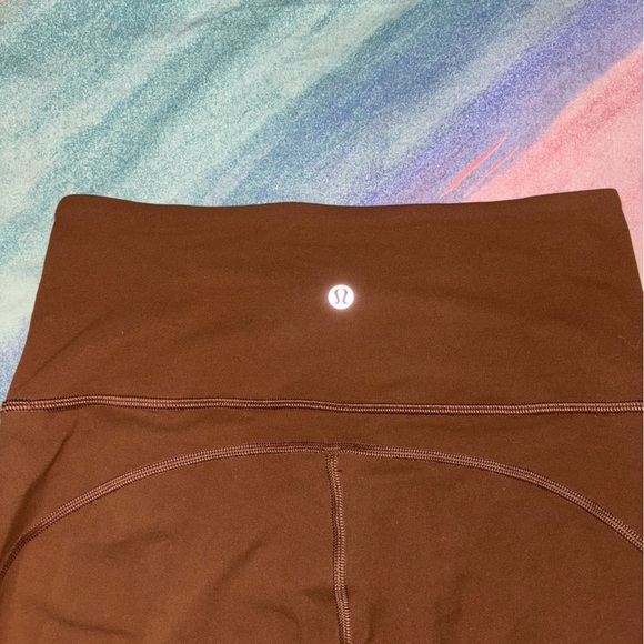 Lululemon Groove Super-High-Rise Flared Pant *Nulu Roasted Brown size 6 - Picture 8 of 10